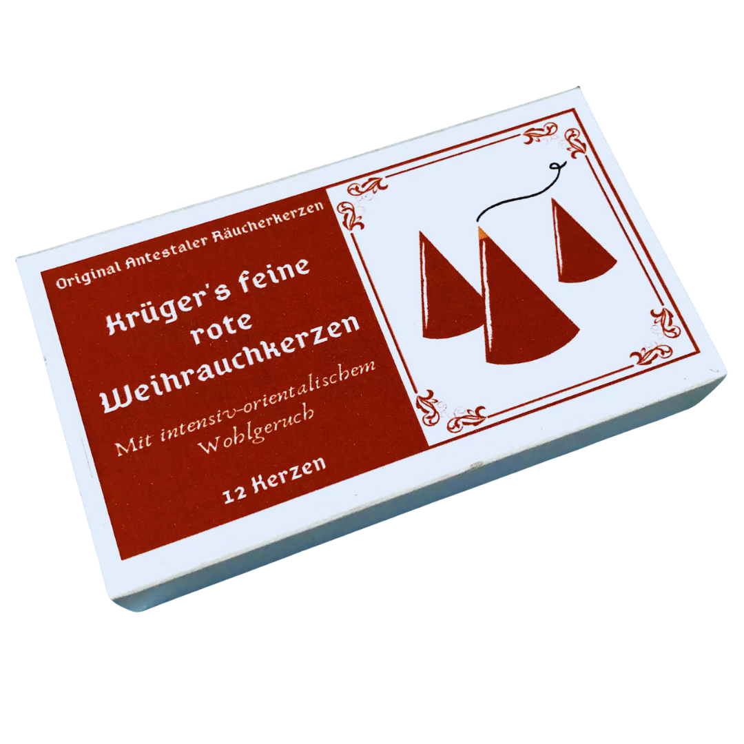 Rote Räucherkerzen